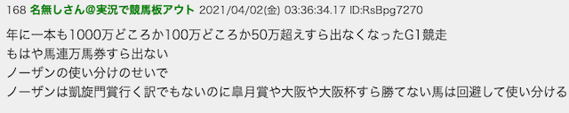 競馬はつまらない