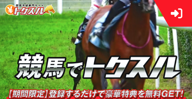 トクスルという競馬予想サイトのアイキャッチ画像