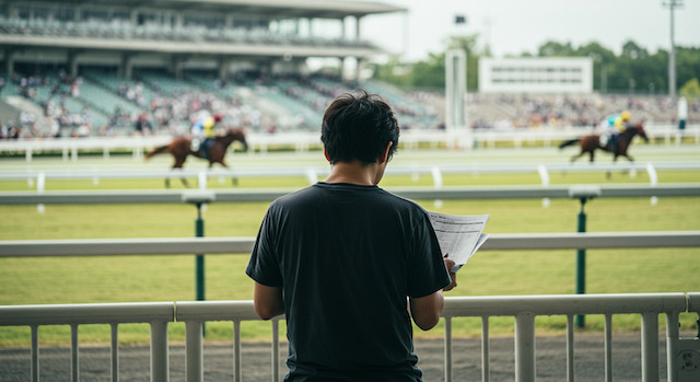 競馬はパチンコと違い運だけでなく「予想力」が勝敗に大きく影響することを紹介する画像