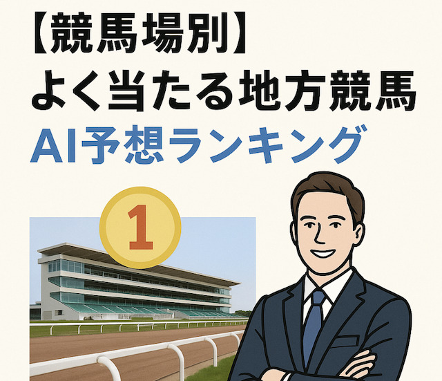 【競馬場別】よく当たる地方競馬AI予想ランキングの導入画像