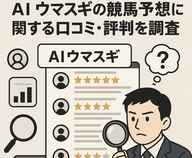 AIウマスギの競馬予想に関する口コミ・評判を調査の導入画像