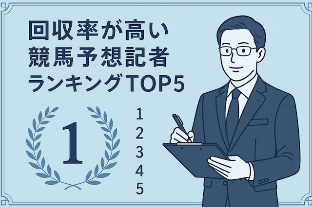 回収率が高い競馬予想記者ランキングTOP5の導入画像