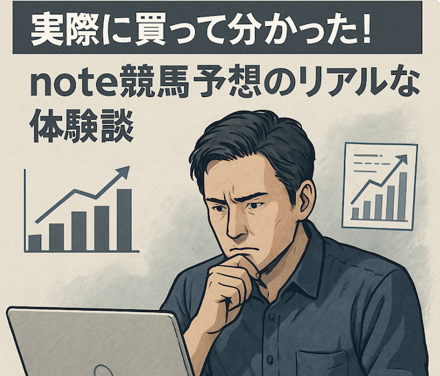 実際に買って分かった!note競馬予想のリアルな体験談の導入画像