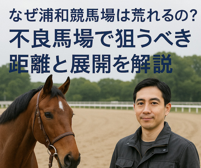 なぜ浦和競馬場は荒れるのか?不良馬場で狙うべき距離と展開を解説の導入画像