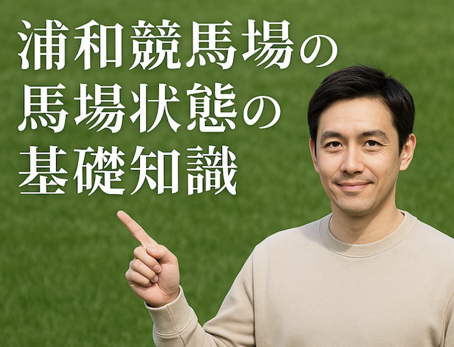 浦和競馬場の馬場状態の基礎知識の導入画像