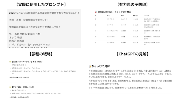 実際に使用したプロンプトの画像