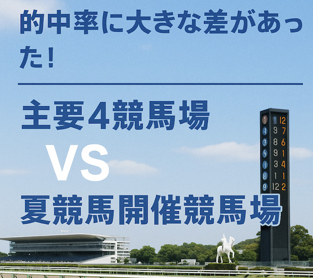 開催競馬場比較の画像