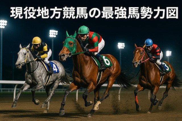 現役地方競馬の最強馬勢力図