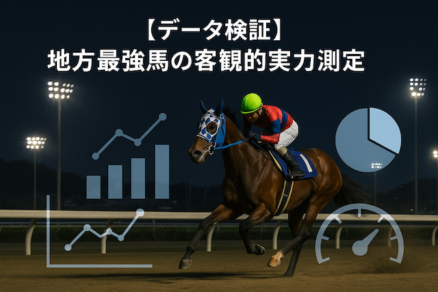 【データ検証】地方最強馬の客観的実力測定