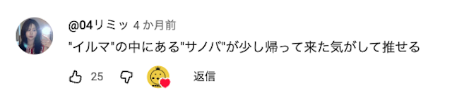 イルマーマニー松浦に対するコメント2