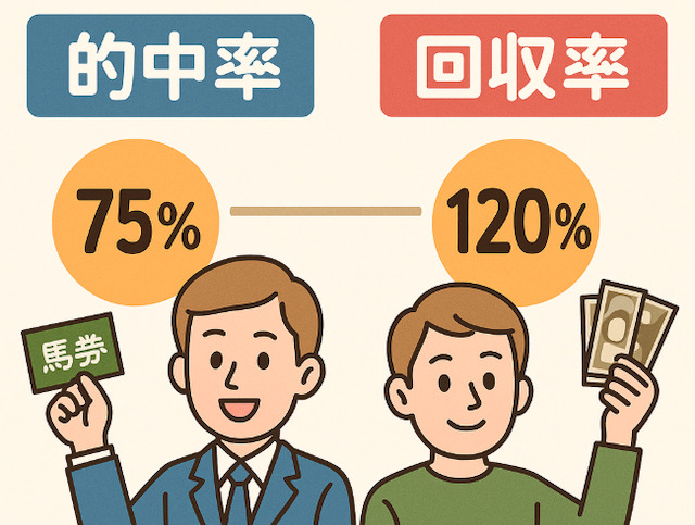 的中率と回収率の違いを理解する