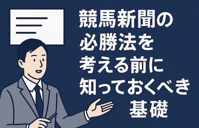 競馬新聞の必勝法を考える前に知っておくべき基礎の導入画像