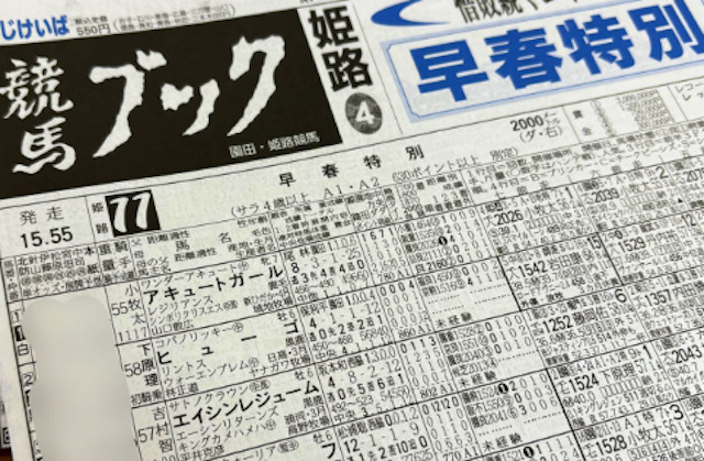 競馬ブックの画像