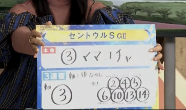 菅井友香　予想スタイル「軸馬を絞る」