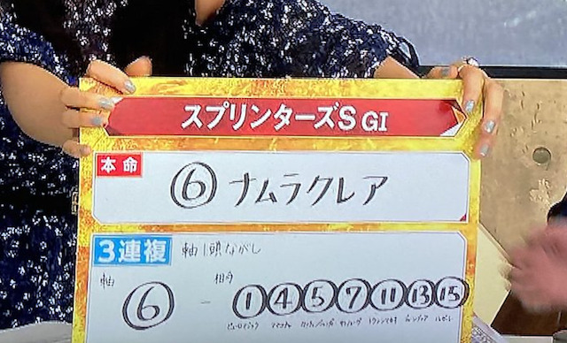 菅井友香　予想スタイル「2・3着を広めにとる」