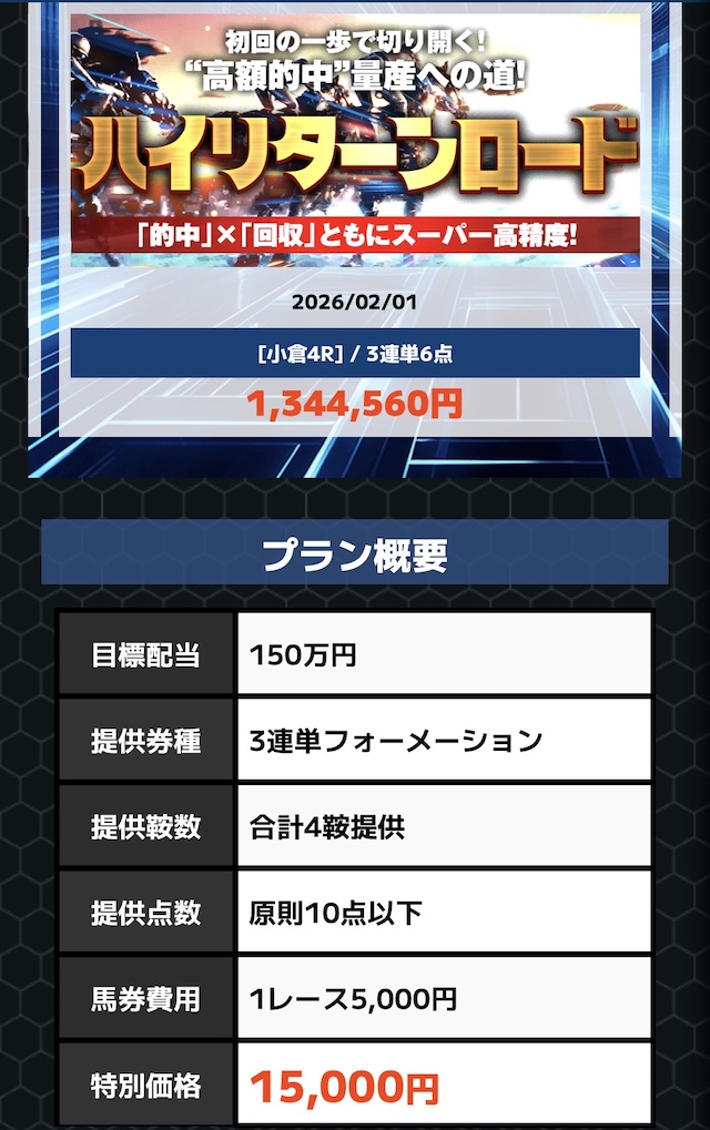 スーパーマンバケン最安プランの詳細