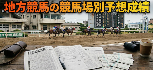 地方競馬の競馬場別予想成績の導入画像