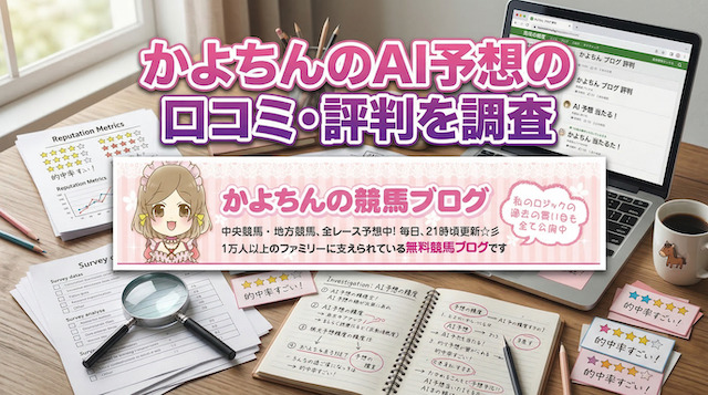 かよちんのAI予想の口コミ・評判を調査の導入画像