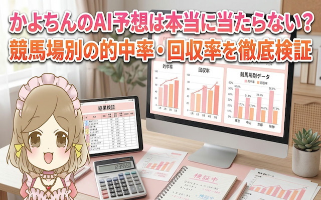 かよちんの競馬予想に関して解説した記事のアイキャッチ画像