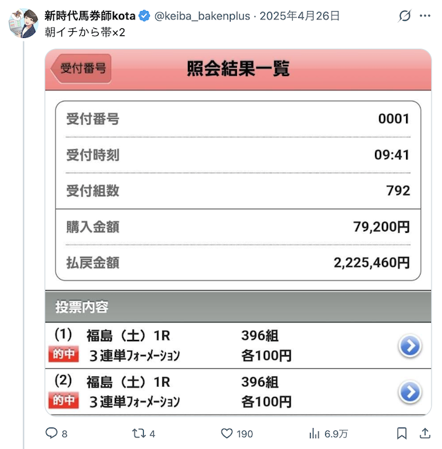 新時代馬券師kota　多点買いのカラクリ