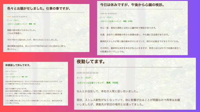 仕事と競馬予想を両立する難しさと葛藤する様子の記事の画像