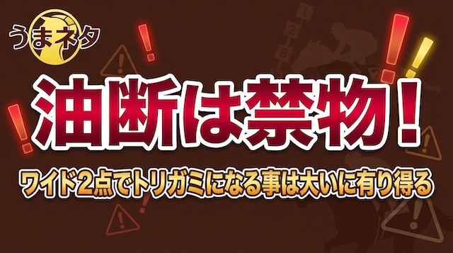 ワイド2点の注意事項