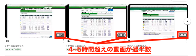 動画の再生時間が把握出来る画像