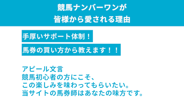 競馬ナンバーワンのHp画像