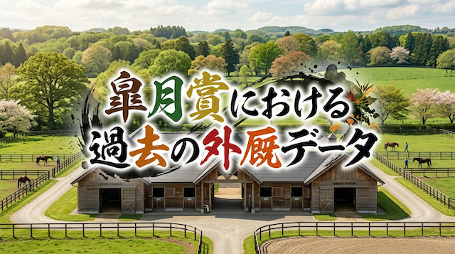皐月賞における過去の外厩データの導入画像