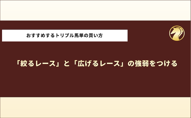 おすすめするトリプル馬単の買い方4
