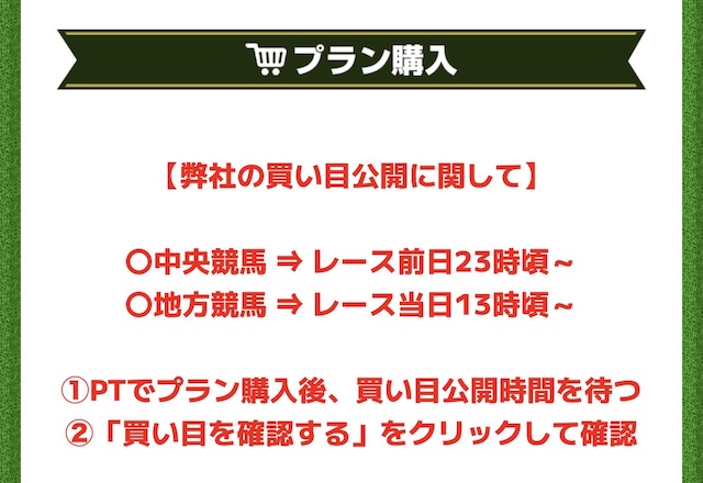 カチトル　予想公開について