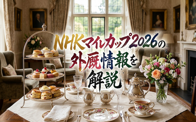 NHKマイルカップ2026外厩情報を解説する記事のアイキャッチ画像