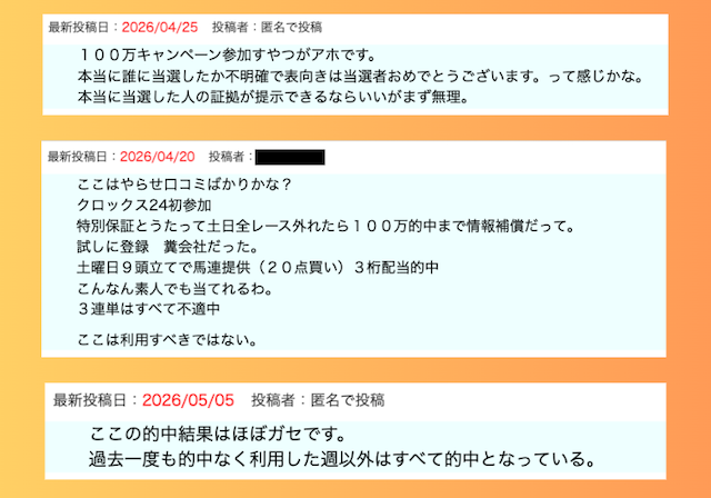 R32　的中実績捏造を疑う声