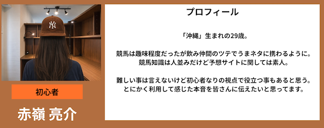 初心者のプロフィール